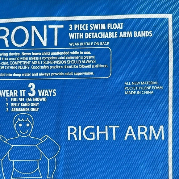 PJ masks 3 piece swim float with detachable arm bands - Picture 4 of 6